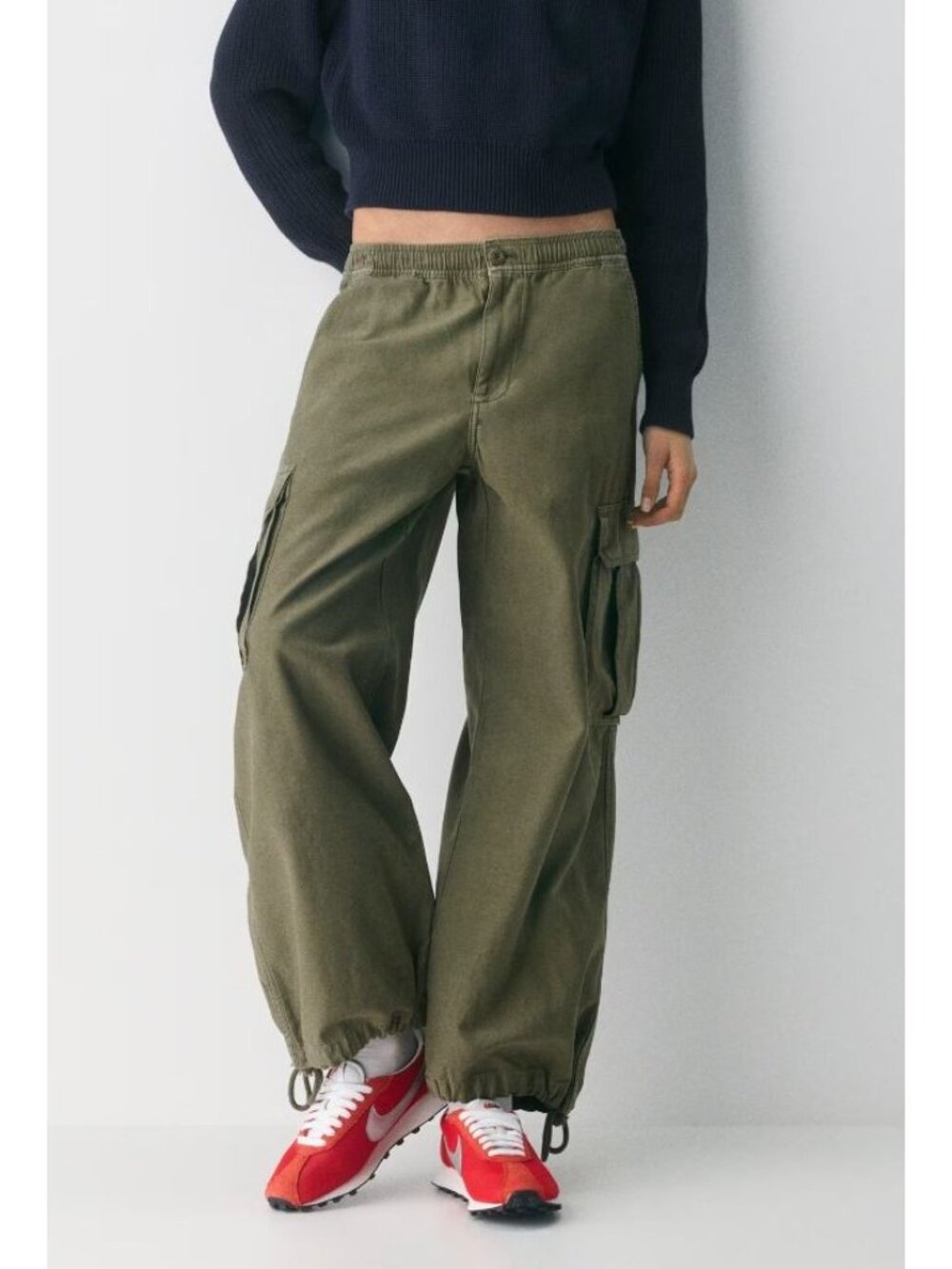 TNA ARITZIA Strobel Cargo Pants Army Green Size XS
